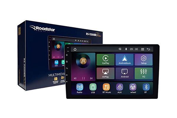 Multimidia Roadstar RS-9200BR Roadstar na Max Style Fortaleza